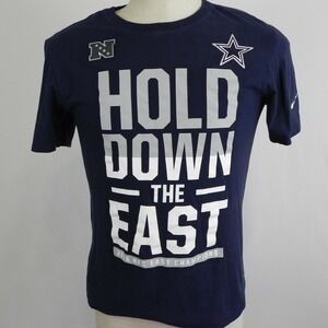 Dallas Cowboys T-Shirt Mens Medium Nike Tee 2016 NFC East Champions Short Sleeve